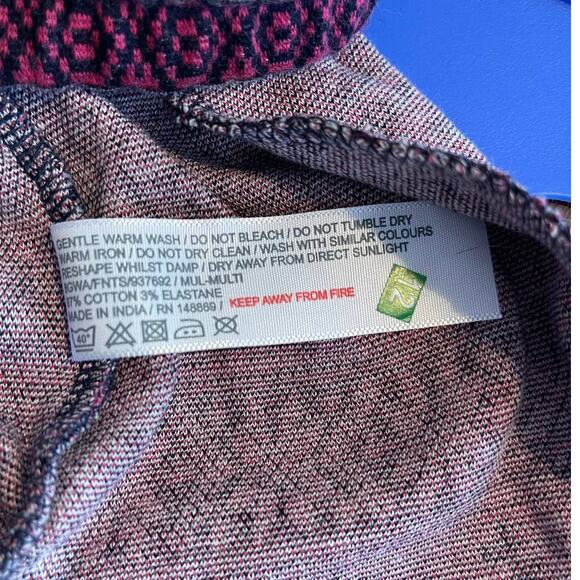 Fat Face Ladies Womens Multi Colored Drawstring Jogger Casual Pants - Picture 5 of 8